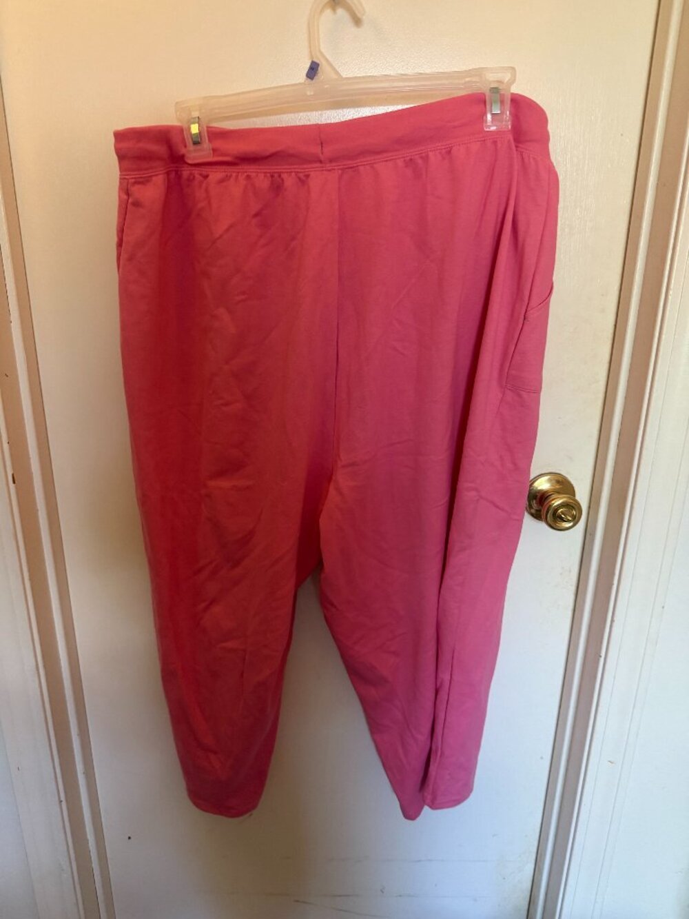 Just My Size Pink Capris W 3X - Picture 2 of 3